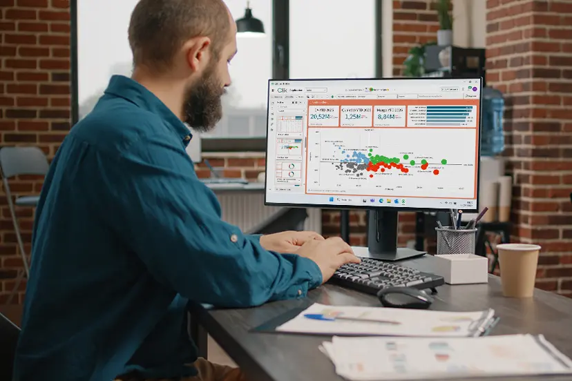 Interface Qlik sense